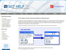Tablet Screenshot of fast-help.de